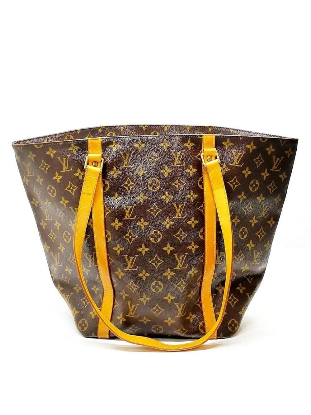 Louis Vuitton LV Shoulder Bag Sac Shopping Brown Monogram 600-053125